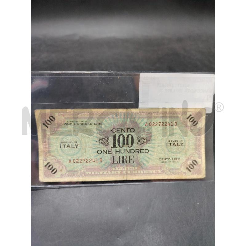 BANCONOTA 100 LIRE 1943 | Mercatino dell'Usato Roma eur 1