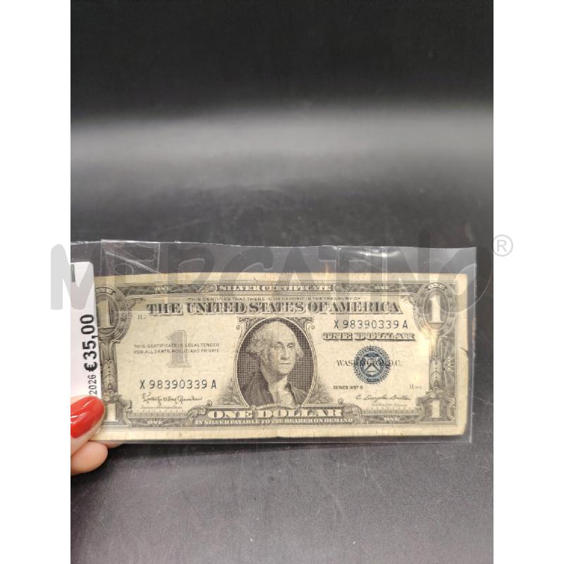 BANCONOTA 1 DOLLARO BOLL BLU | Mercatino dell'Usato Roma eur 1