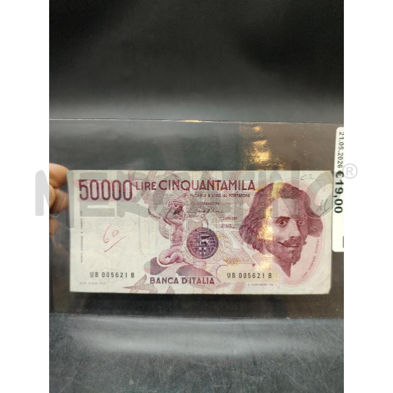 BANCONOTA 50000 LIRE 1984 | Mercatino dell'Usato Roma eur 1