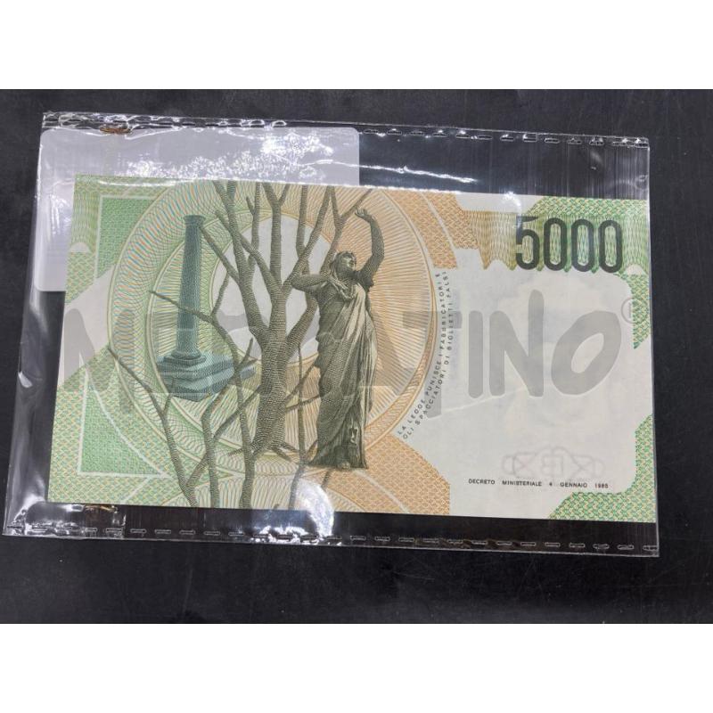 BANCONOTA 5000 LIRE 1985 | Mercatino dell'Usato Roma eur 2