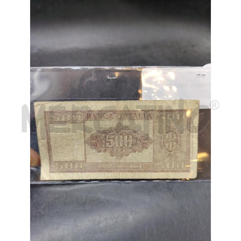 BANCONOTA 500 LIRE 1948 | Mercatino dell'Usato Roma eur 2