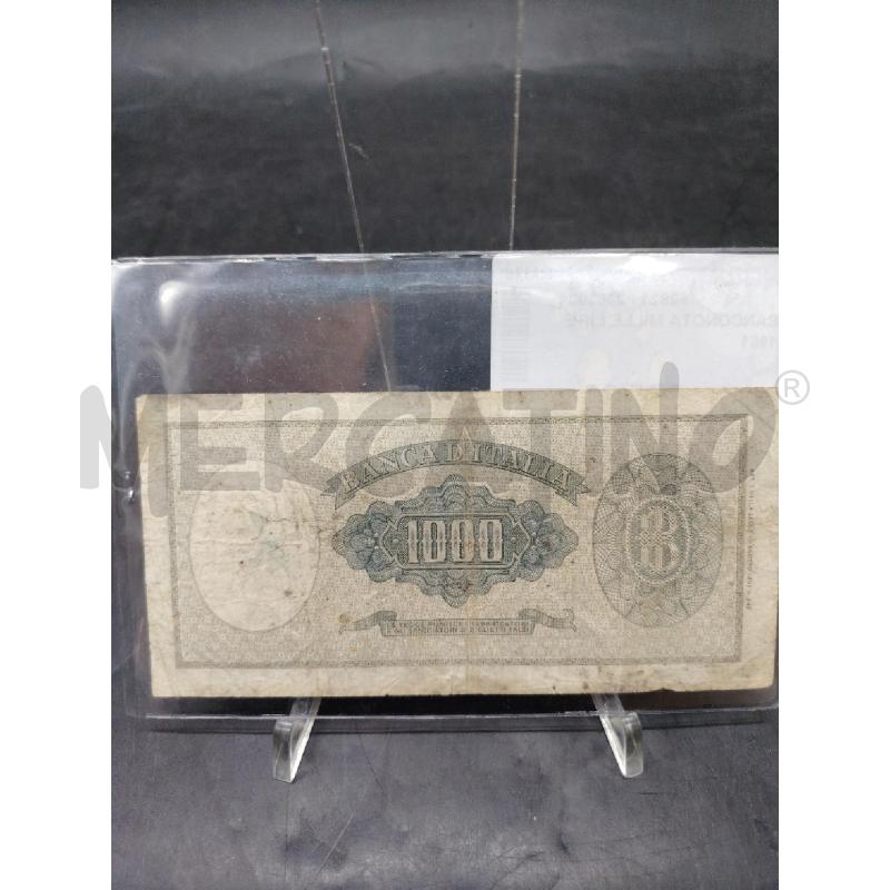 BANCONOTA MILLE LIRE 1961 | Mercatino dell'Usato Roma eur 2