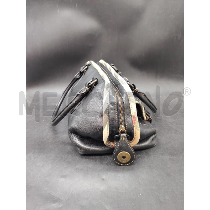 BAULETTO BURBERRYS NERO PROF TARTAN TASCHE | Mercatino dell'Usato Roma eur 3