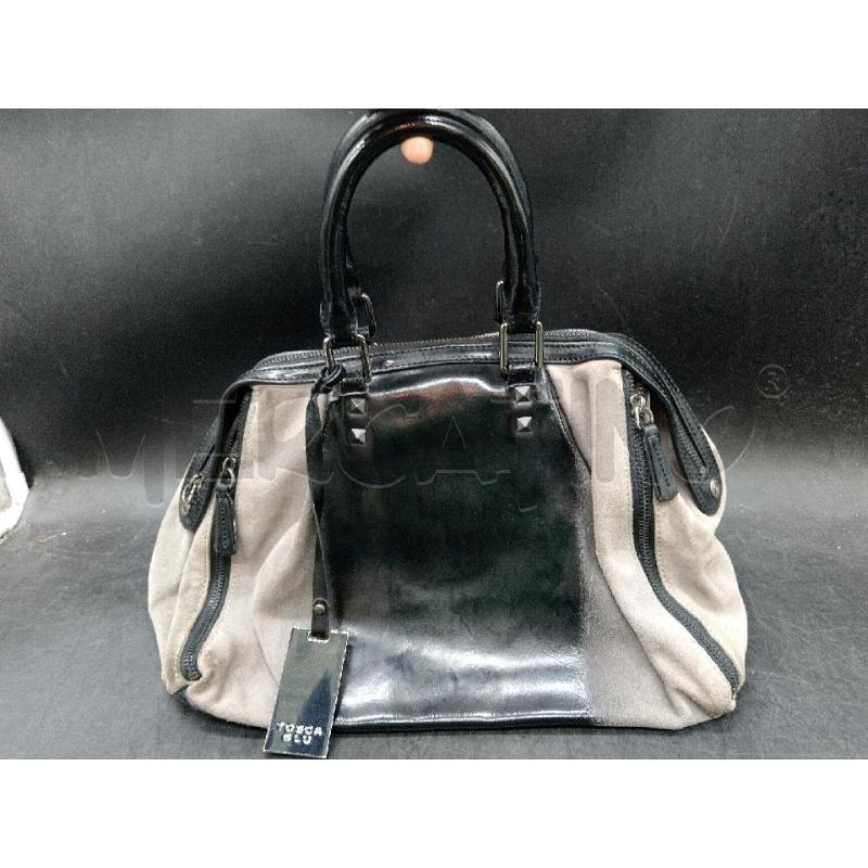 BAULETTO TOSCA BLU GRI SFUMATO NERO  | Mercatino dell'Usato Roma eur 1