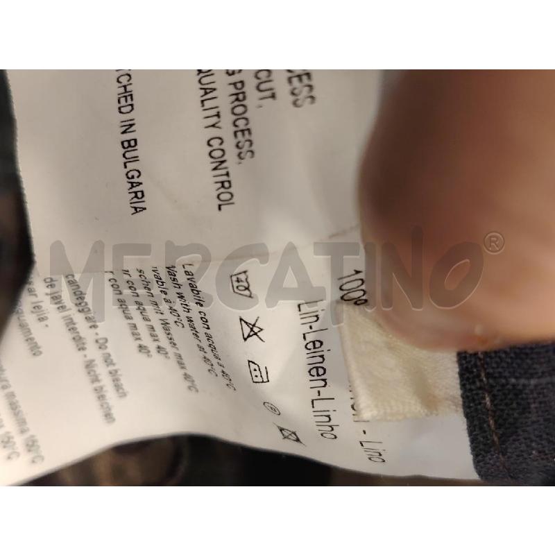 BERMUDA D 120% LINO MIMETICO  | Mercatino dell'Usato Roma eur 3