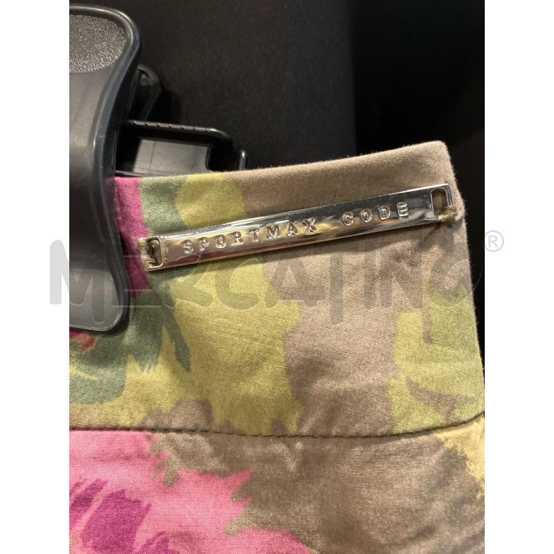 BERMUDA D SPORTMAX GIA FANT FIORI COLOR | Mercatino dell'Usato Roma eur 3