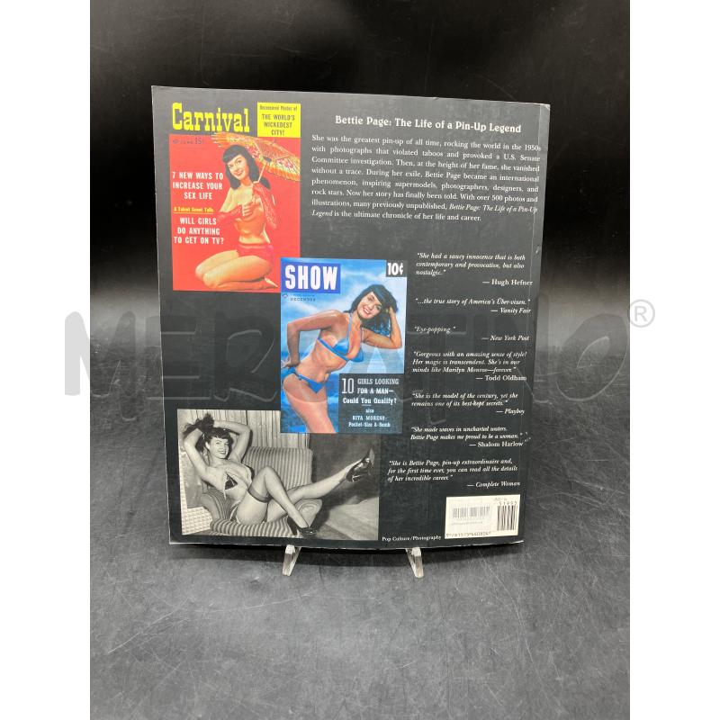 BETTIE PAGE THE LIFE OF A PIN-UP LEGEND | Mercatino dell'Usato Roma eur 2