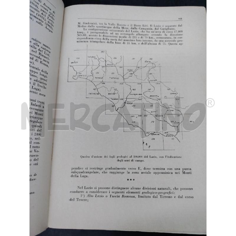 BIBLIOGRAFIA GEOLOGICA D'ITALIA LAZIO | Mercatino dell'Usato Roma eur 3