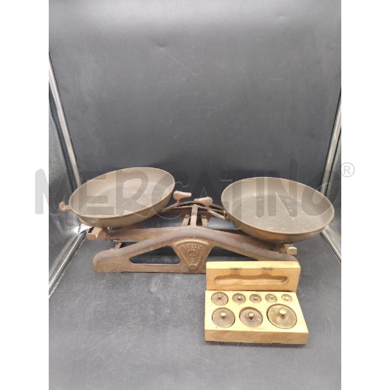 BILANCIA  VINTAGE + PESI | Mercatino dell'Usato Roma eur 1