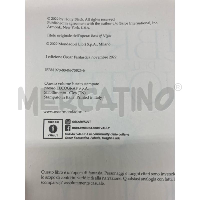BLACK - LIBRO DELLA NOTTE | Mercatino dell'Usato Roma eur 3