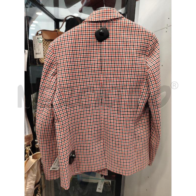 BLAZER D CLAUDIE PIERLOT QUADRI BIA RSS NE  | Mercatino dell'Usato Roma eur 3