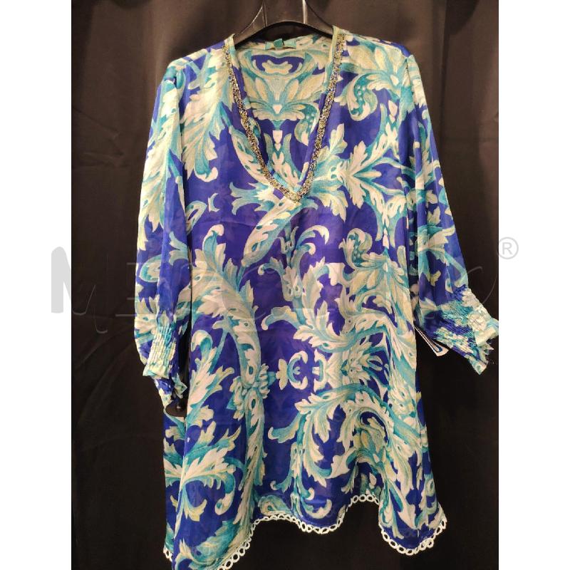 BLUSA D ANTICA SARTORIA VELO VIOLA VER CEL RICAMO PERLINE | Mercatino dell'Usato Roma eur 1