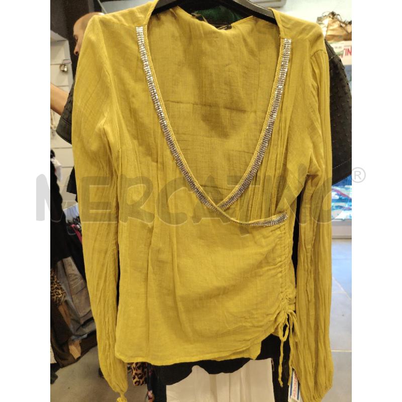 BLUSA D ATOS LOMBARDINI GIA SCOLLO AMPIO PROF METALLO  | Mercatino dell'Usato Roma eur 1