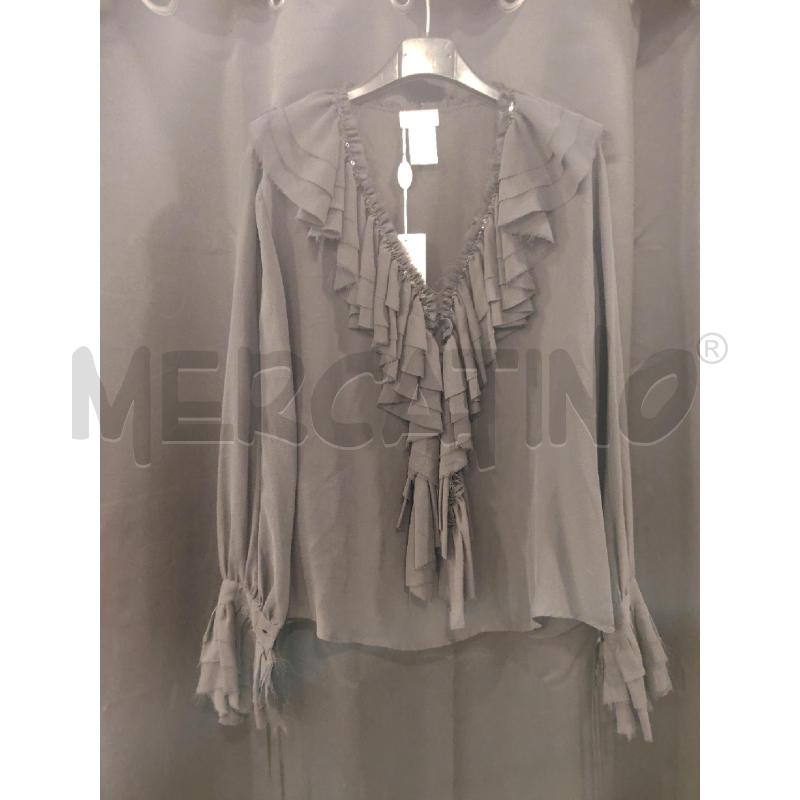 BLUSA D BLUGIRL BLUMARINE NE SETA ETICHETTA VOLANT | Mercatino dell'Usato Roma eur 1