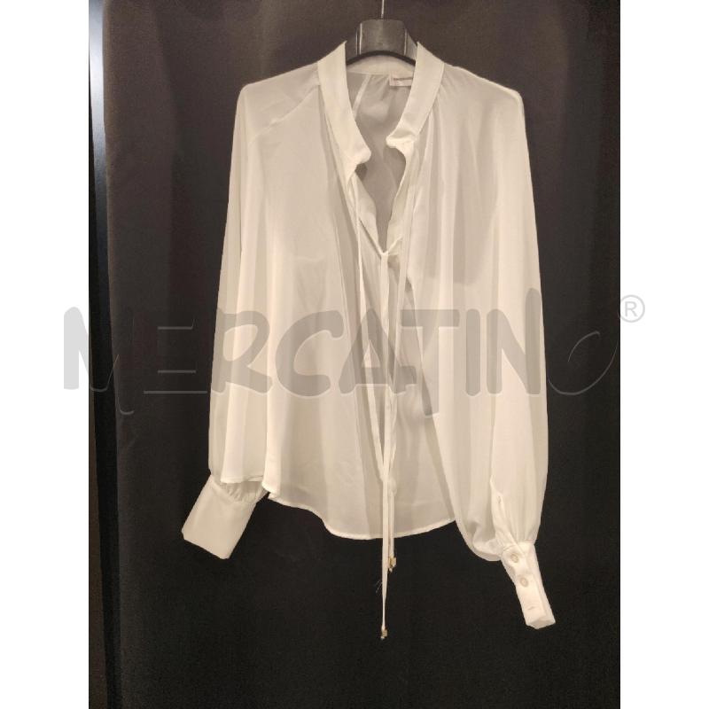 BLUSA D FERRONE BIA SCOLLO V MANICHE LUNGHE | Mercatino dell'Usato Roma eur 1