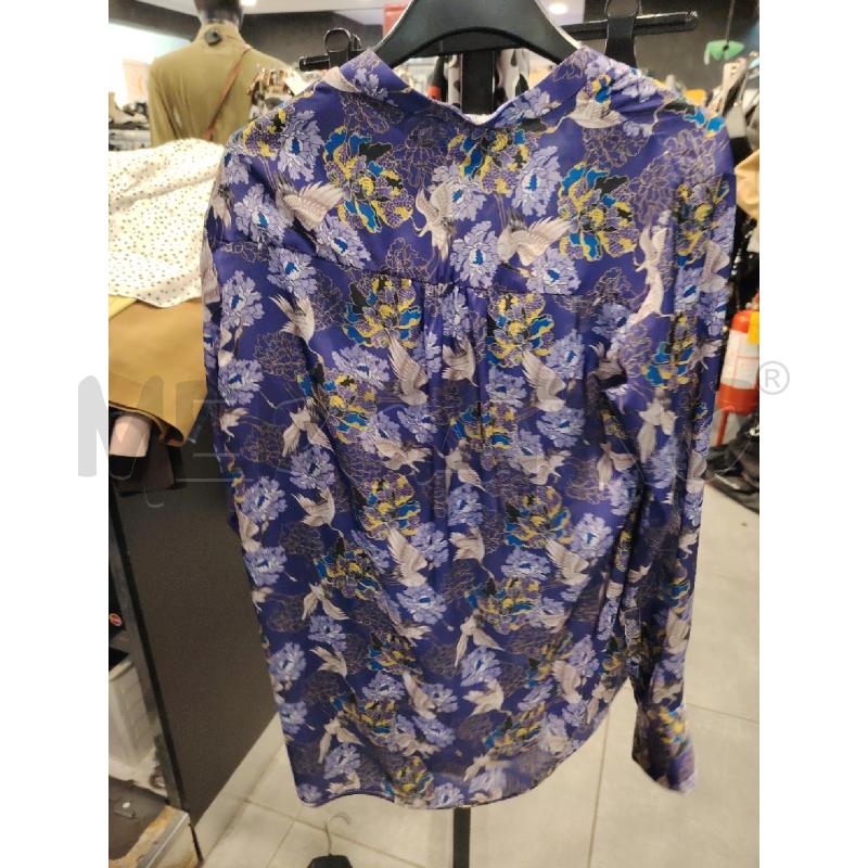BLUSA D ILARIA BALDETTI VIO FIORI UCCELLI | Mercatino dell'Usato Roma eur 3