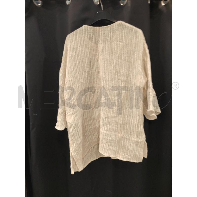 BLUSA D LUISA SPAGNOLI BEIGE LINO | Mercatino dell'Usato Roma eur 3
