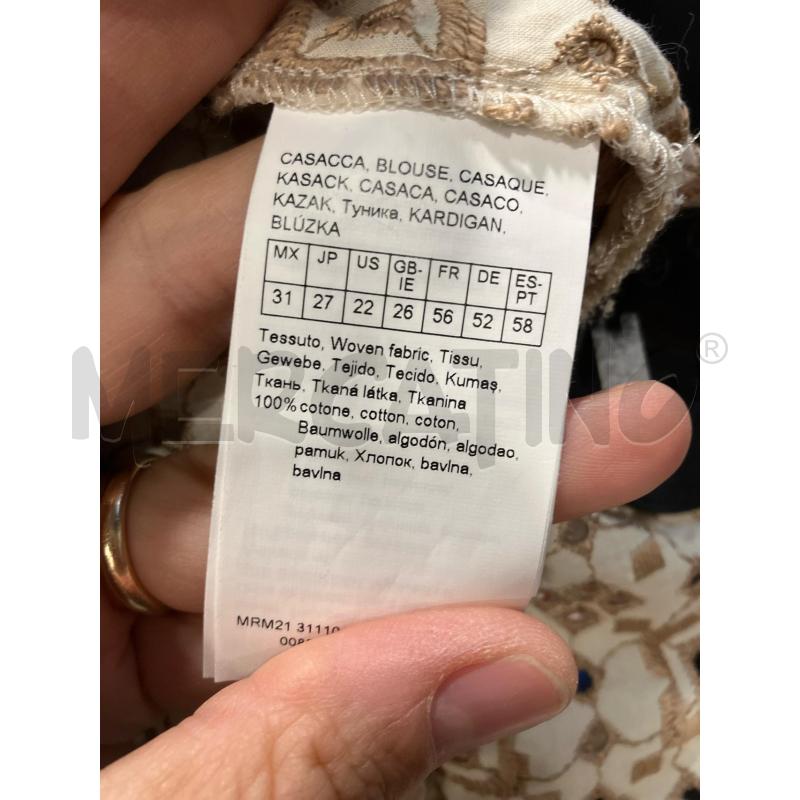 BLUSA D MARINA RINALDI BEI RICAMI MARR TRAF  | Mercatino dell'Usato Roma eur 4