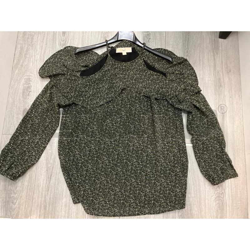 BLUSA D MICHAEL KORS NE FIORI VERDI PICCOLISSIMI | Mercatino dell'Usato Roma eur 1