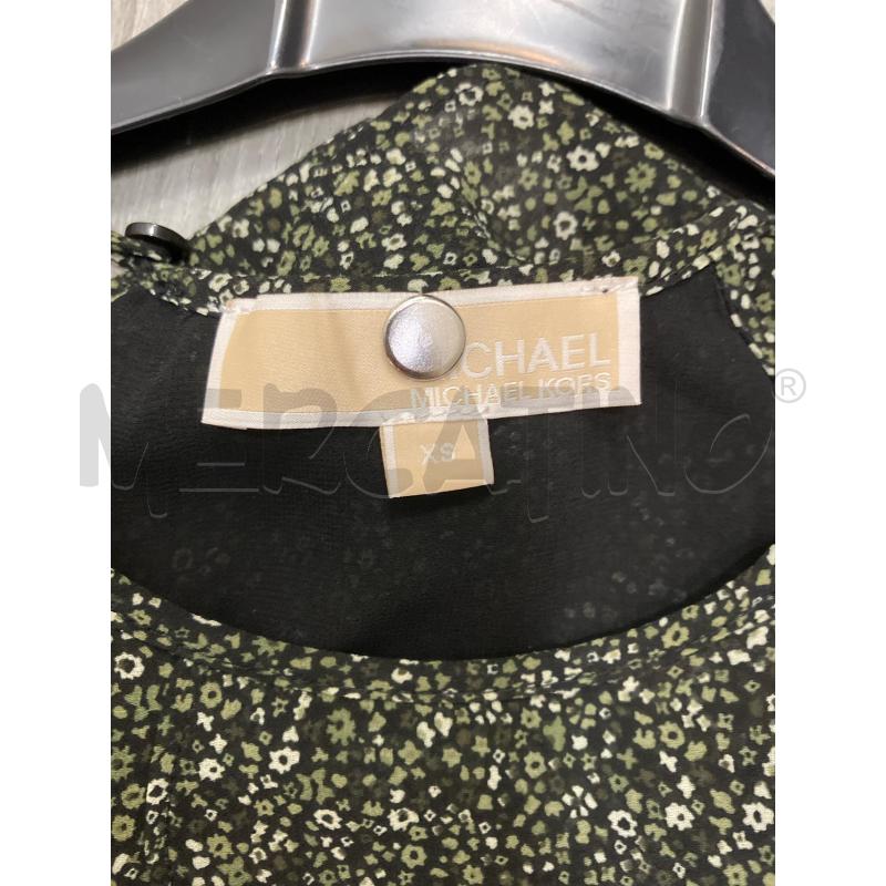 BLUSA D MICHAEL KORS NE FIORI VERDI PICCOLISSIMI | Mercatino dell'Usato Roma eur 2