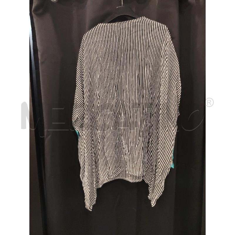 BLUSA D PENNYBLACK RIGHE BIA NE FANT FIORI | Mercatino dell'Usato Roma eur 2