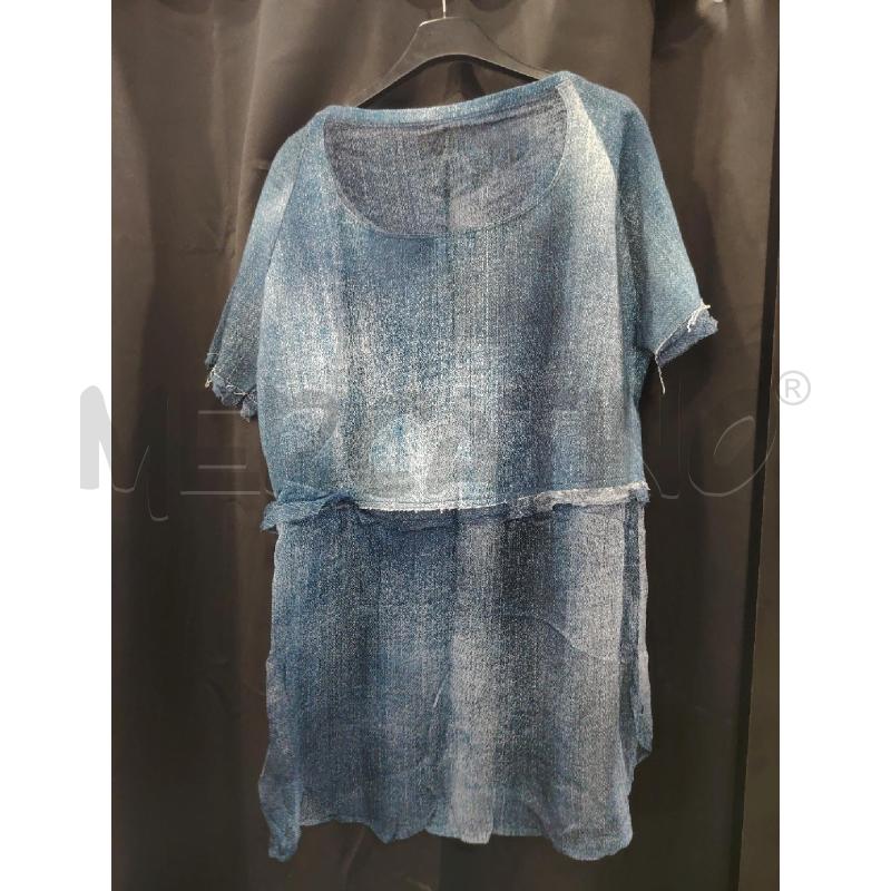 BLUSA D PIANURASTUDIO EFFETTO JEANS BLU | Mercatino dell'Usato Roma eur 3