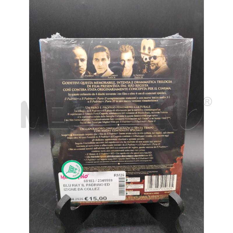 BLU RAY IL PADRINO EDIZIONE DA COLLEZIONE | Mercatino dell'Usato Roma eur 2