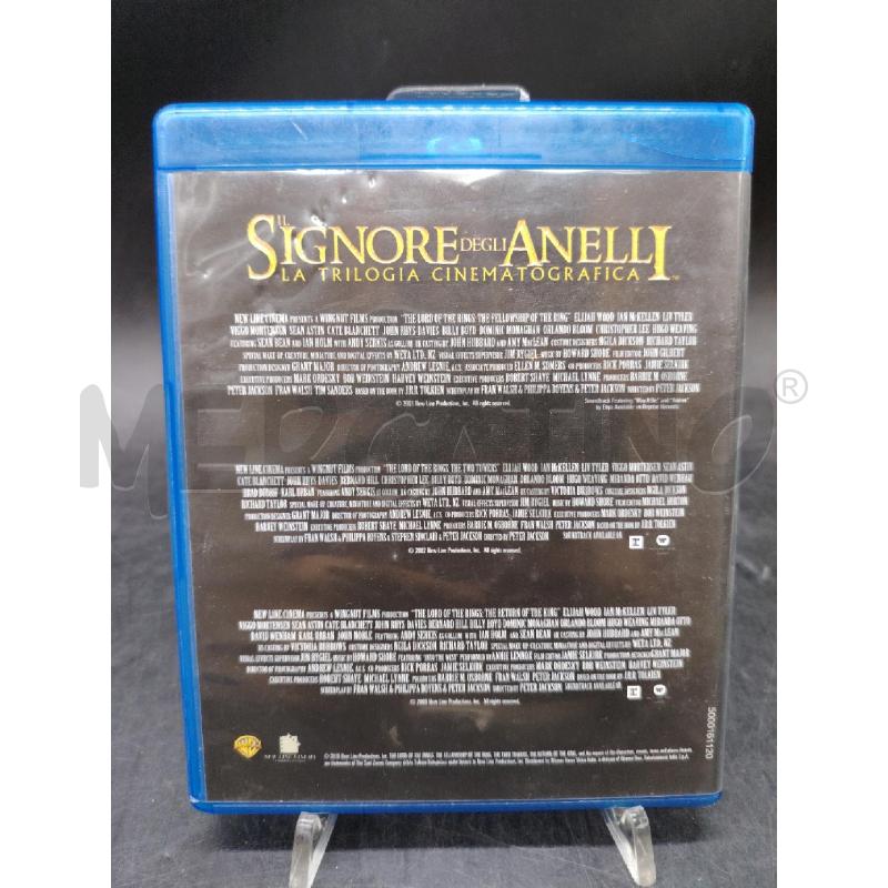 BLU RAY IL SIGNORE DEGLI ANELLI LA TRILOGIA CINEMATOGRAFICA | Mercatino dell'Usato Roma eur 2