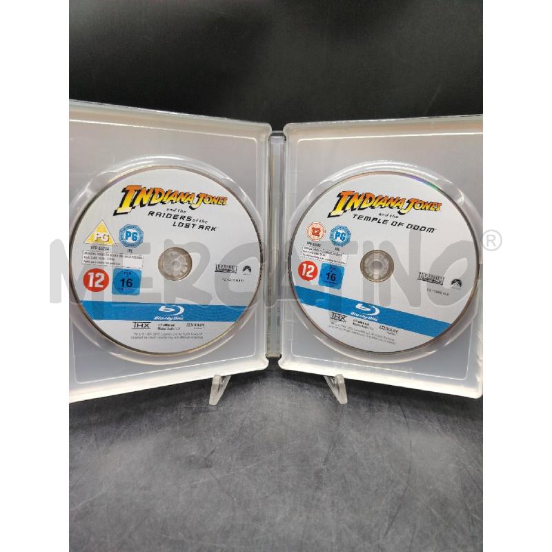 BLU RAY INDIANA JONES THE COMPLETE ADVENTURES STEELBOOK | Mercatino dell'Usato Roma eur 3