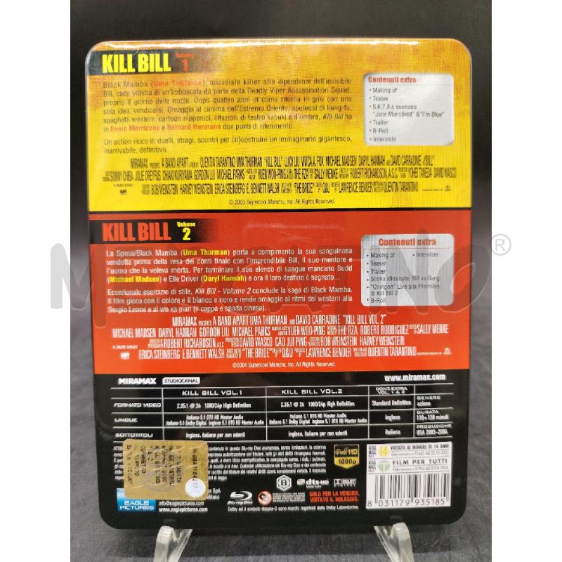 BLU RAY KILL BILL VOL 1 & 2 STEELBOOK | Mercatino dell'Usato Roma eur 2