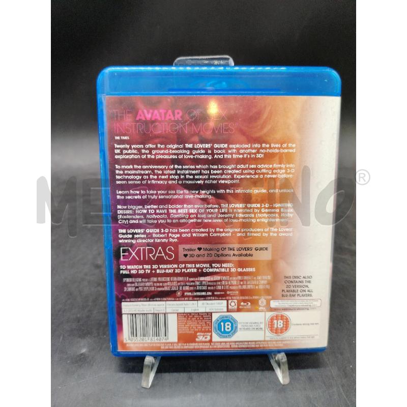 BLU RAY THE LOVERS GUIDE 3D | Mercatino dell'Usato Roma eur 2