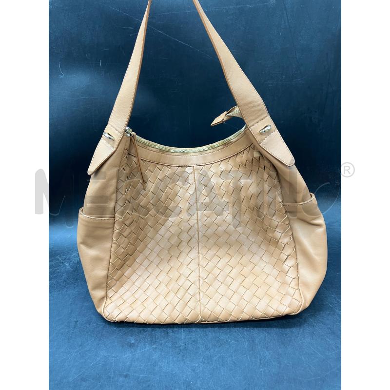 BORSA A. BELLUCCI PELLE INTRECCIO BISCOTTO | Mercatino dell'Usato Roma eur 1