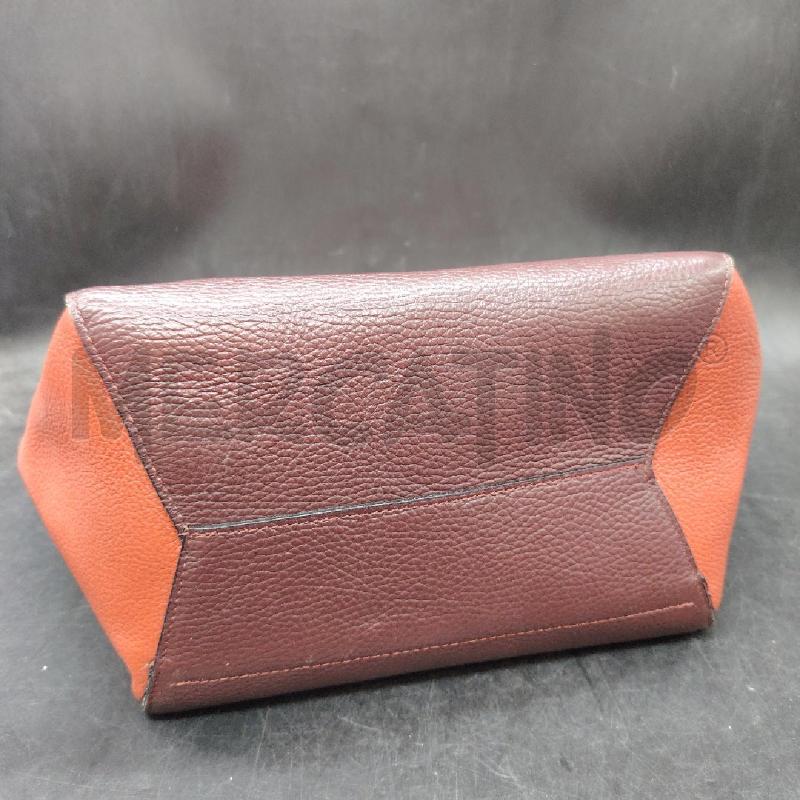 BORSA ARTIGIANALE PELLE RSS BORDEUX | Mercatino dell'Usato Roma eur 3