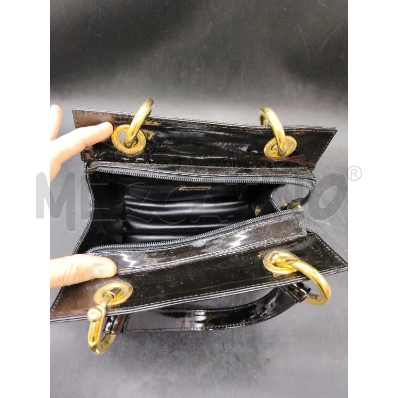 BORSA A MANO GRILLIS VINTAGE NE VERNICE INS DOR | Mercatino dell'Usato Roma eur 3