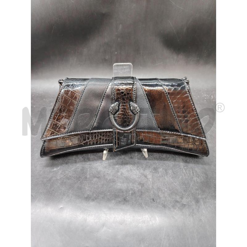 BORSA A SPALLA ALDO NERO ANIMALIER  | Mercatino dell'Usato Roma eur 1