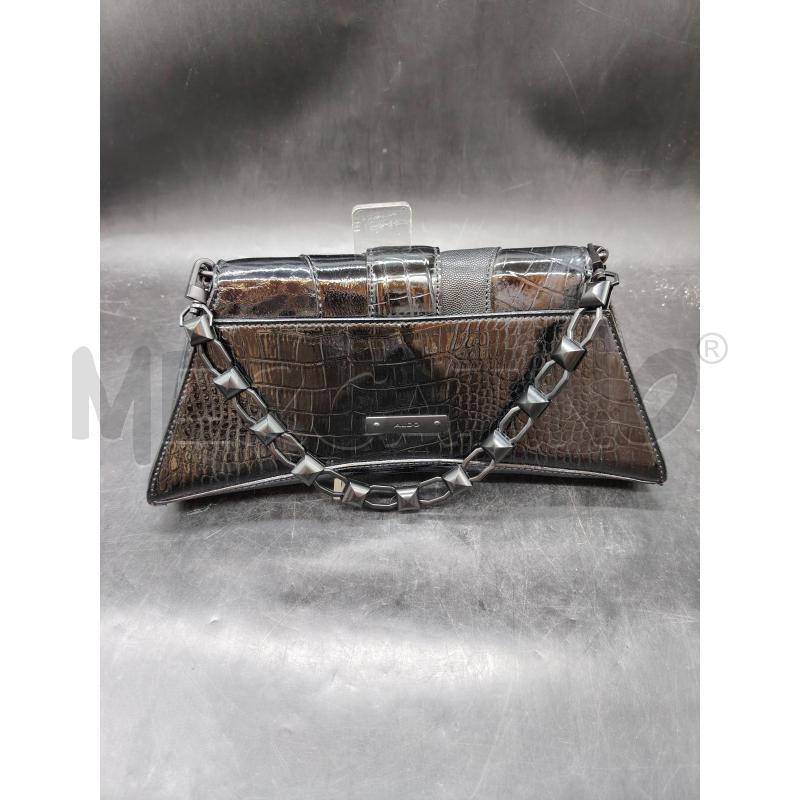 BORSA A SPALLA ALDO NERO ANIMALIER  | Mercatino dell'Usato Roma eur 2