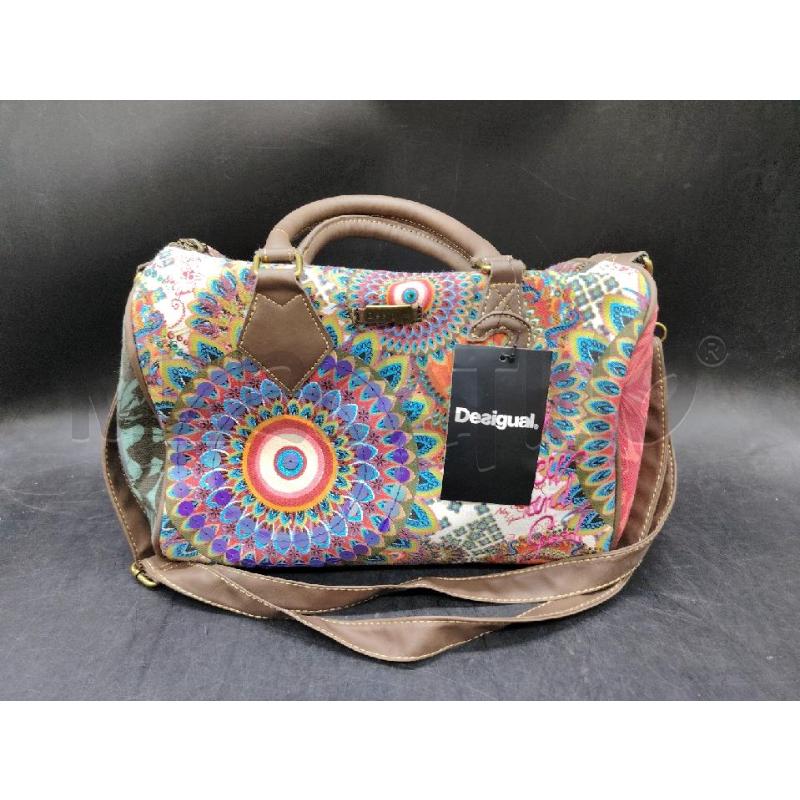 BORSA BAULETTO DESIGUAL FANT COLOR ETICHETTA | Mercatino dell'Usato Roma eur 1