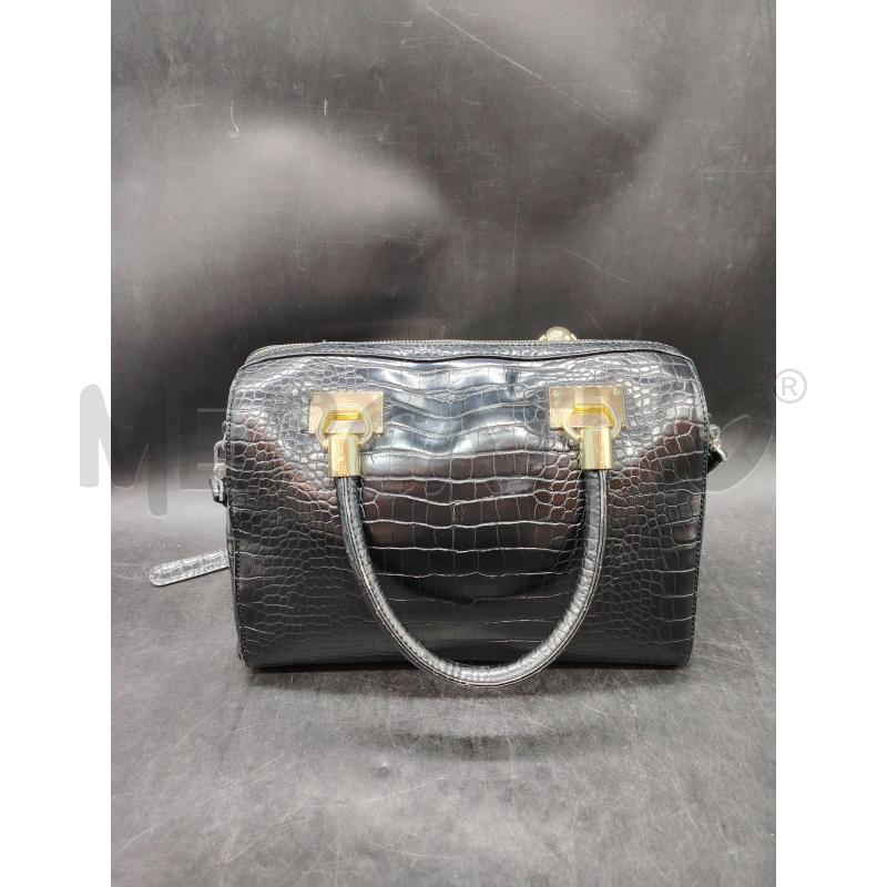 BORSA BAULETTO LIU JO NERA EFFETTO COCCO | Mercatino dell'Usato Roma eur 4