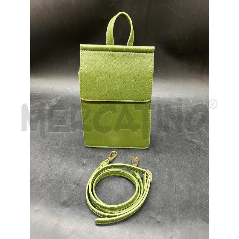 BORSA BENETTON VERDE + TRACOLLA | Mercatino dell'Usato Roma eur 1