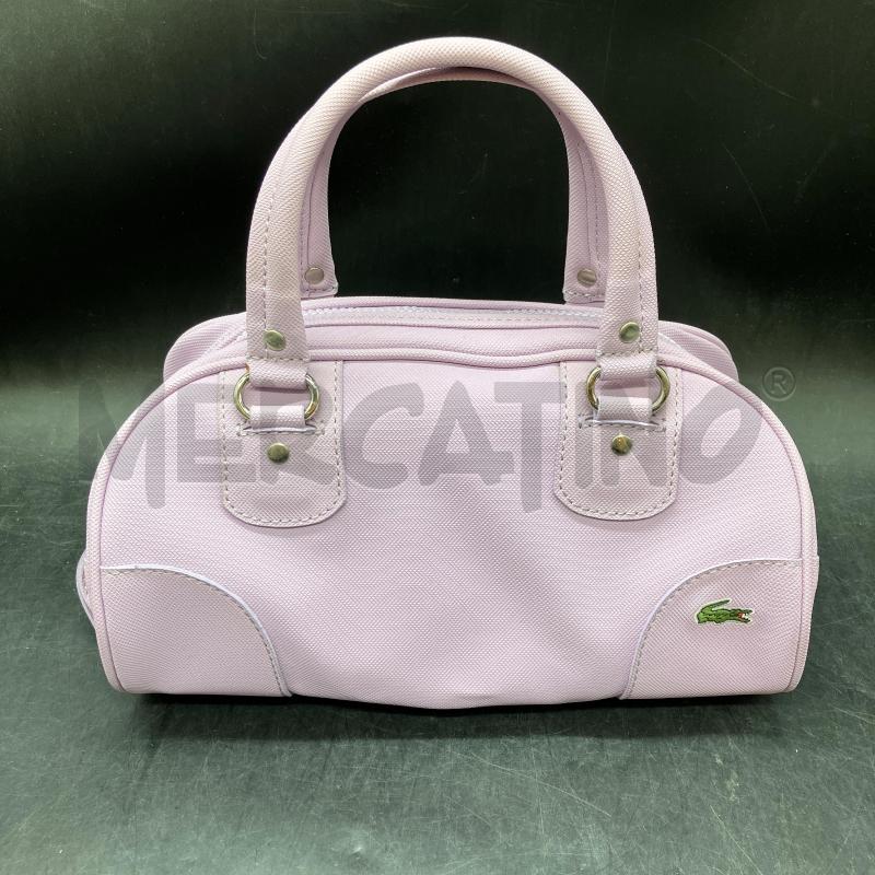 BORSA BOWLING LACOSTE LILLA | Mercatino dell'Usato Roma eur 1