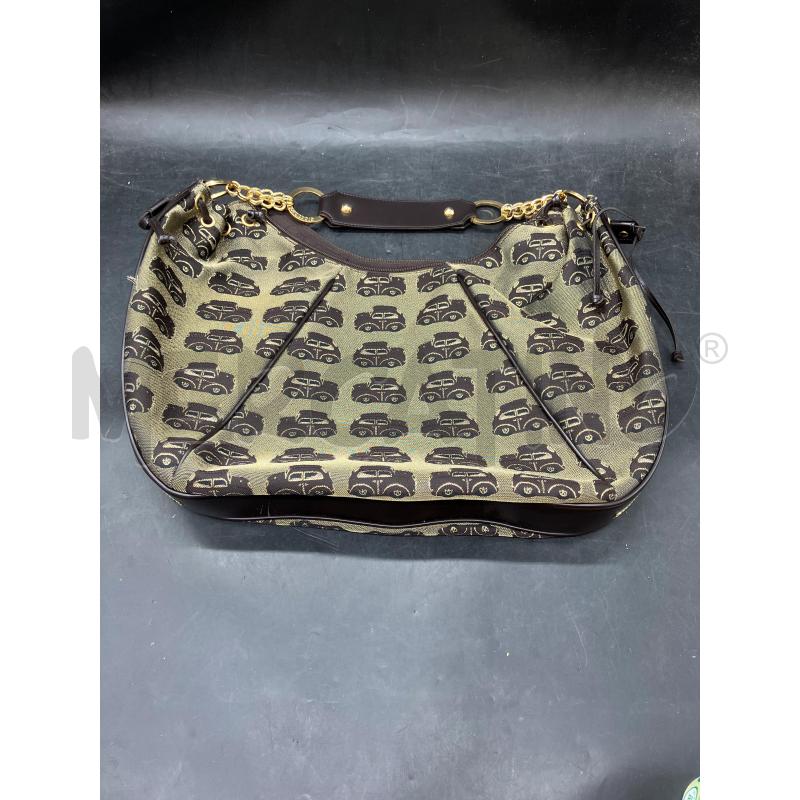 BORSA BRACCIALINI MARRONE MACCHINE  | Mercatino dell'Usato Roma eur 1