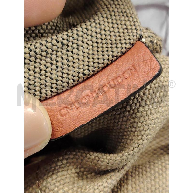 BORSA BURBERRYS TELA PELLE MALVA NAPPE | Mercatino dell'Usato Roma eur 5