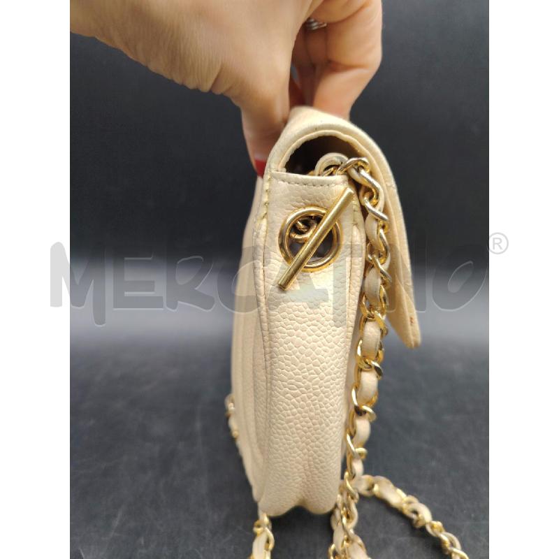 BORSA CHANEL ANNI 90 BEIGE CC DOR | Mercatino dell'Usato Roma eur 3