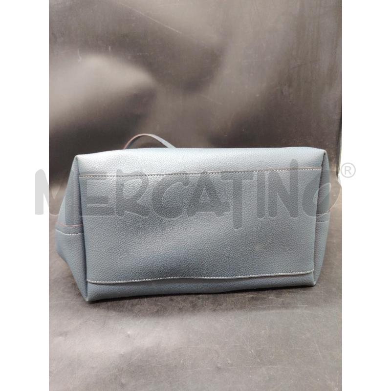 BORSA COACH MARKET TOTE BLU PELLE | Mercatino dell'Usato Roma eur 3