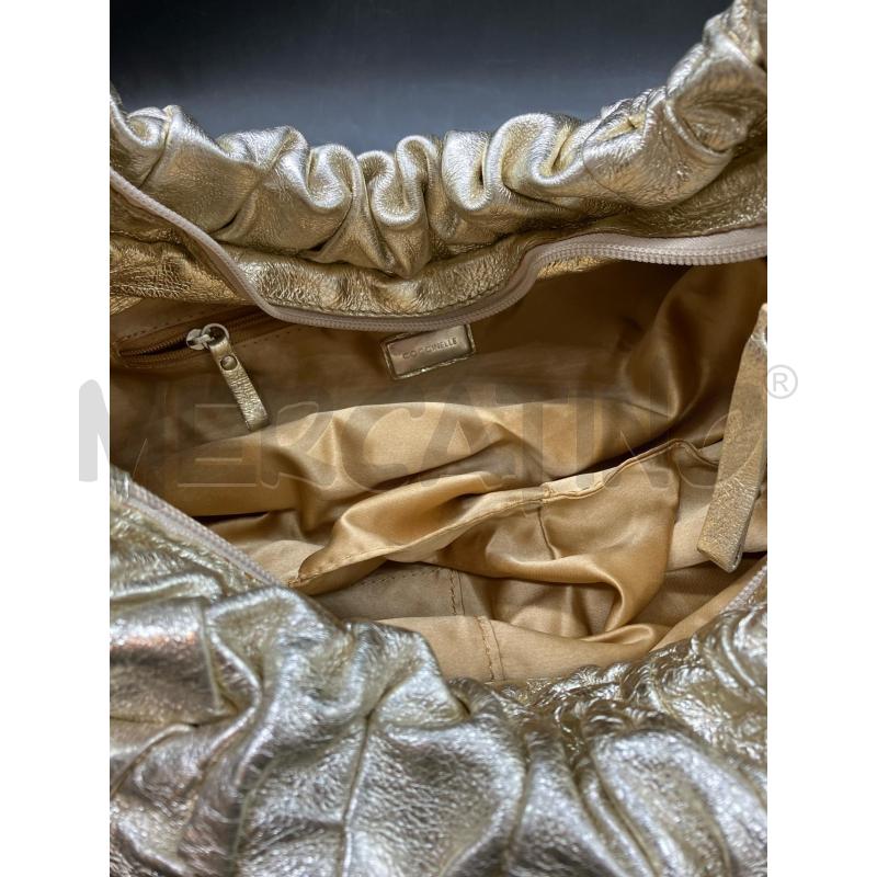 BORSA COCCINELLE DORATA MEZZALUNA | Mercatino dell'Usato Roma eur 3