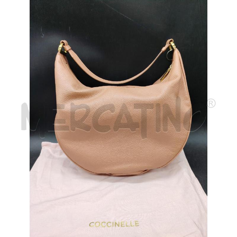 BORSA COCCINELLE MEZZALUNA MALVA | Mercatino dell'Usato Roma eur 2