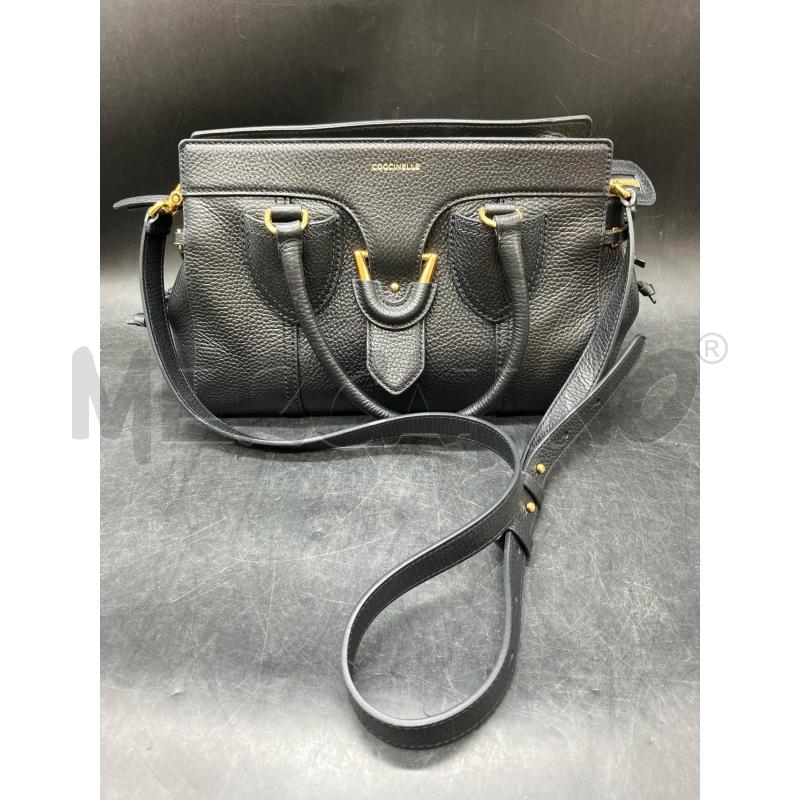 BORSA COCCINELLE NER FIBBIA DETT DOR | Mercatino dell'Usato Roma eur 1