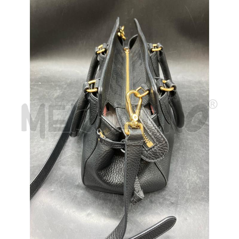 BORSA COCCINELLE NER FIBBIA DETT DOR | Mercatino dell'Usato Roma eur 2