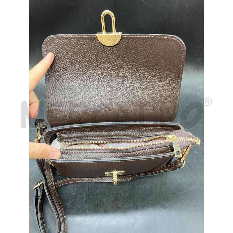 BORSA COMPAGNIA TOSCANA PELLE MARR + TRACOLLA | Mercatino dell'Usato Roma eur 3