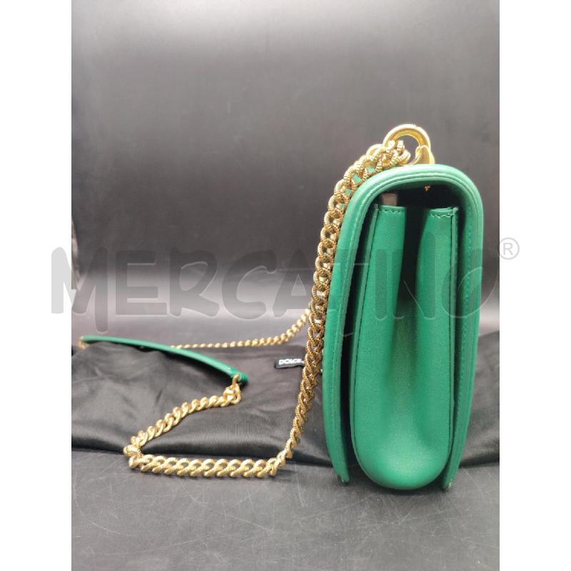 BORSA DOLCE&GABBANA DEVOTION VERDE  | Mercatino dell'Usato Roma eur 3